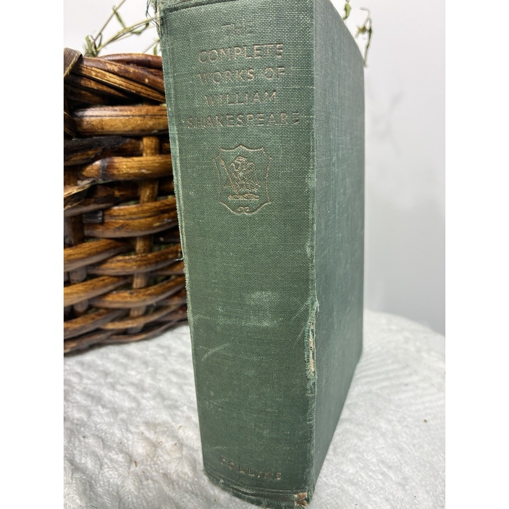 1920s Complete Works William Shakespeare Collins Clear-Type Press Vintage Book